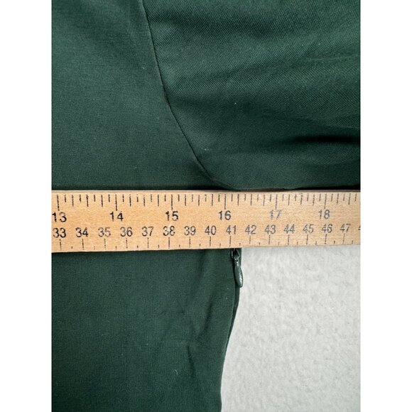 J.Crew Pleated ballet dress in‎ stretch cotton blend preppy sheer green sz M - Picture 4 of 9